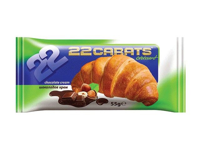 22 Карата Кроасан Шоколадов Крем 55г