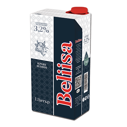 Белииса Прясно Мляко Краве 3.2% 1л Ухт