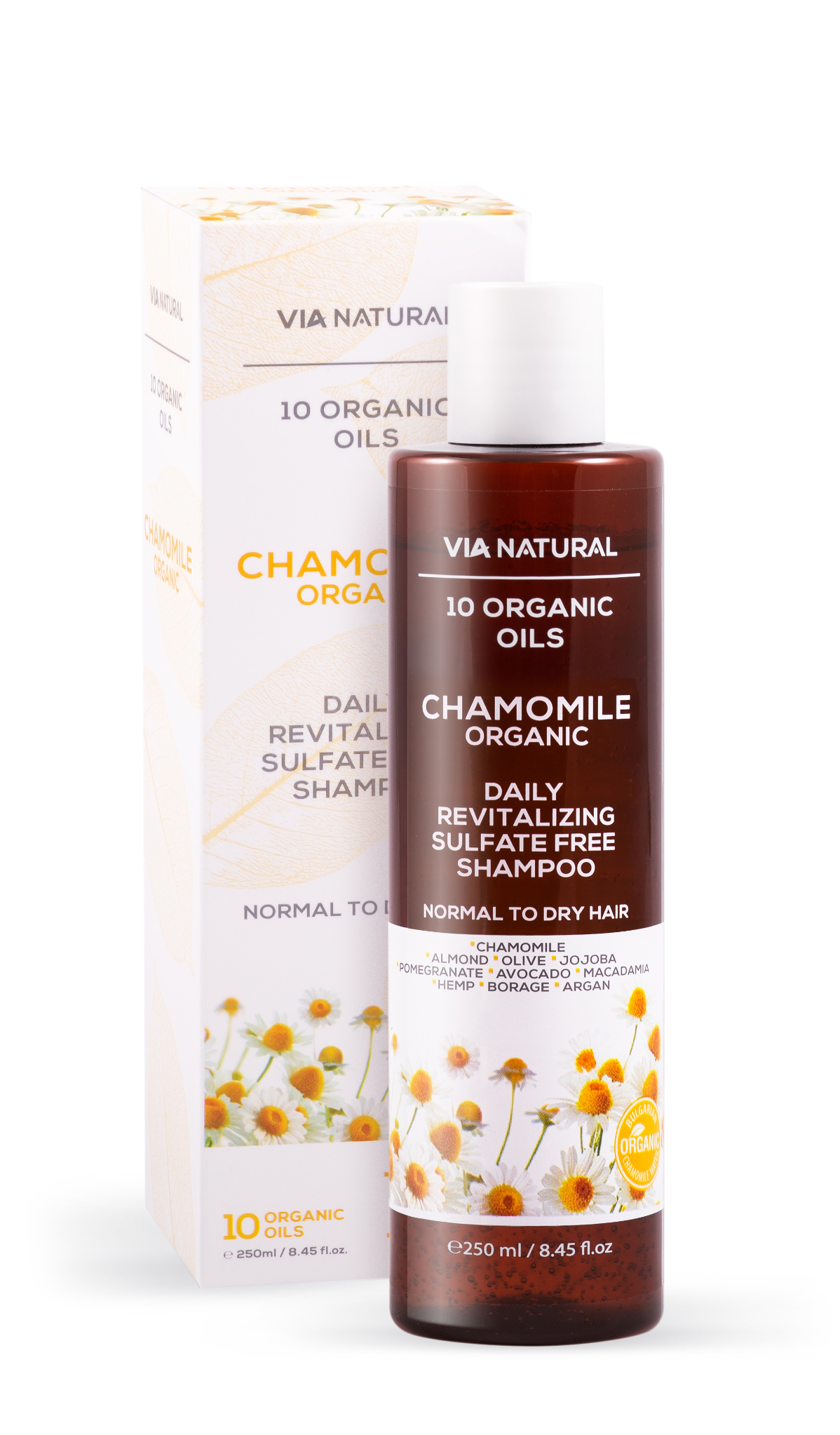 Via Natural шампоан Chamomile 250 мл