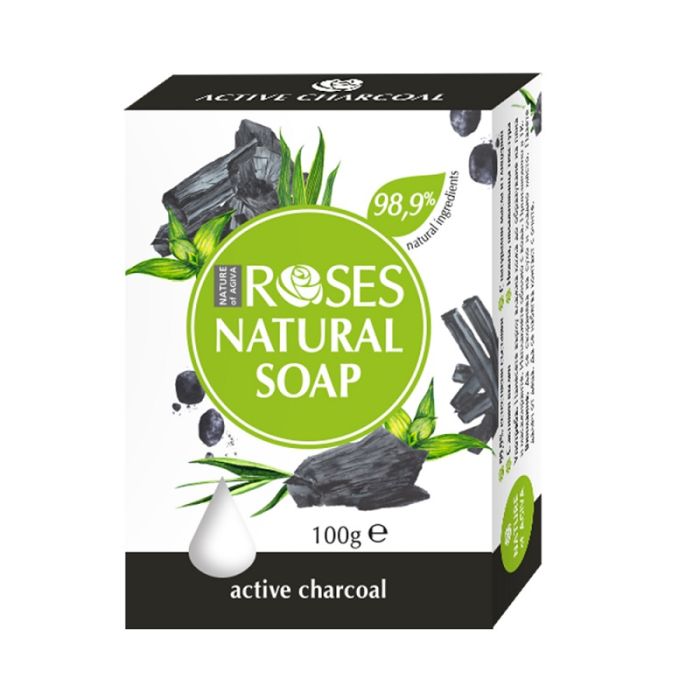 Агива Сапун Натур Активен Въглен 100г