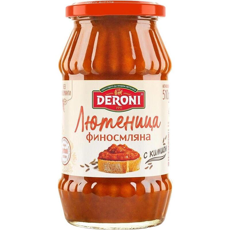 Дерони финосм. лютеница с кимион 510 г