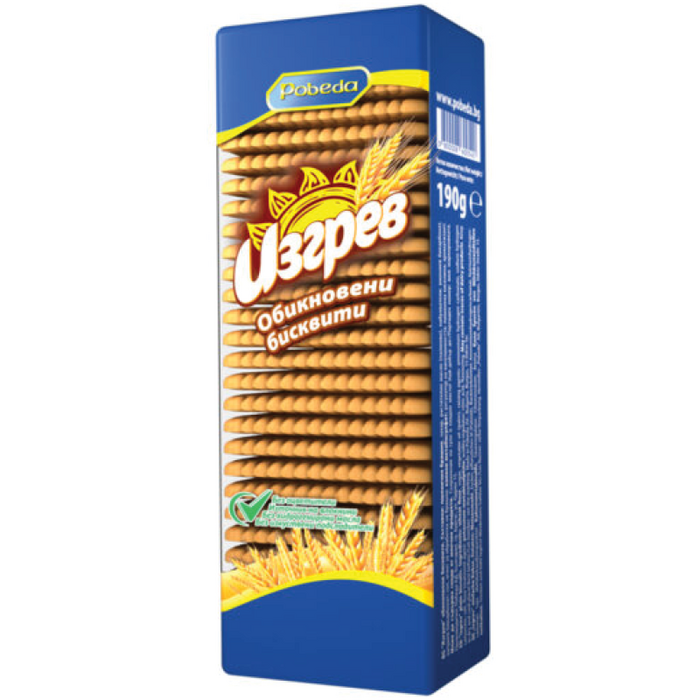 Изгрев Бисквити 182г Обикновени Победа