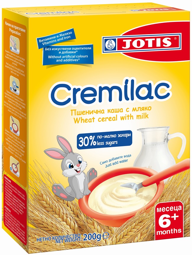 Йотис Кремилак Каша Пшенична Млечна 200г