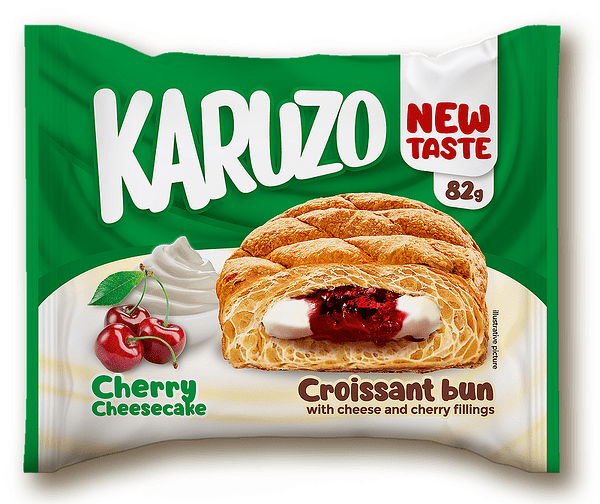 Карузо Кроасаново Хлебче Чийзкейк Череша 82г