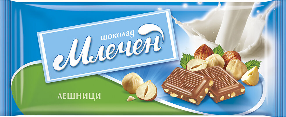 Млечен Шоколад 80г Лешници