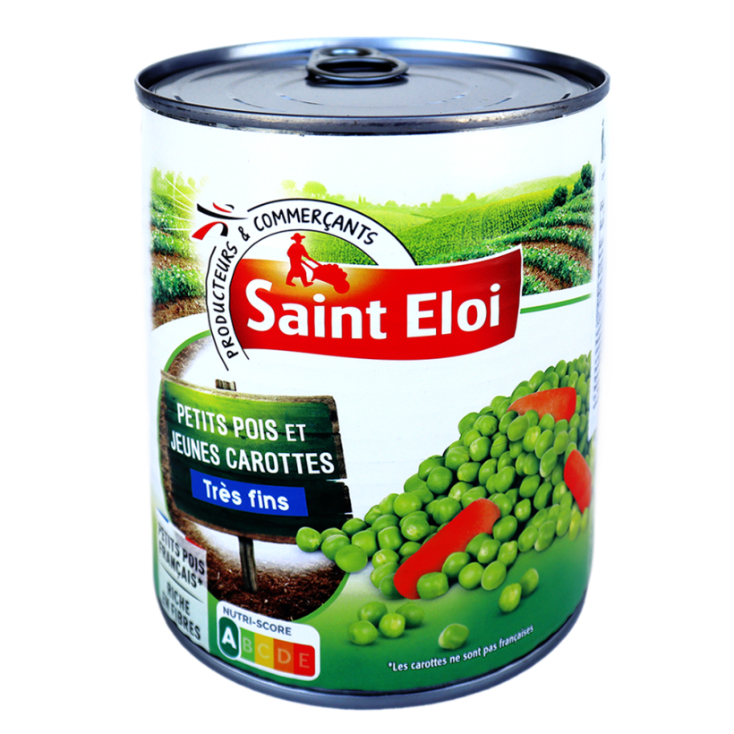 Сен Елоа Грах Фин с Бейби Моркови 800г