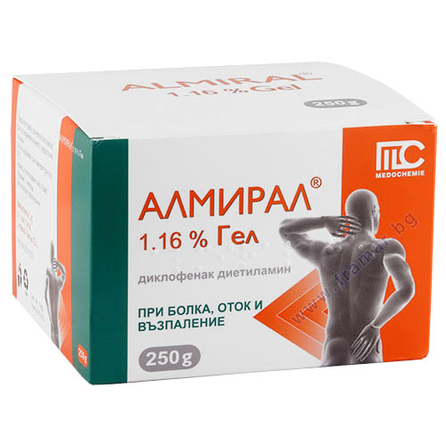АЛМИРАЛ гел 1.16% 250 г