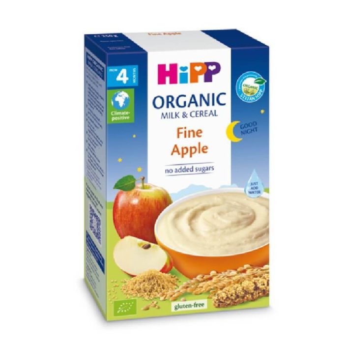 Hipp 2963 BIO инстантна каша Лека нощ с мека ябълка, след 4 месеца 250г
