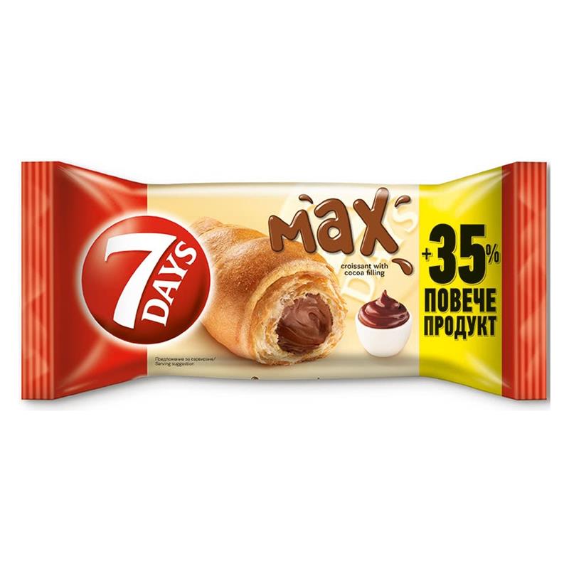 Кроасан 7 дейс Супер Макс Какао 110гр