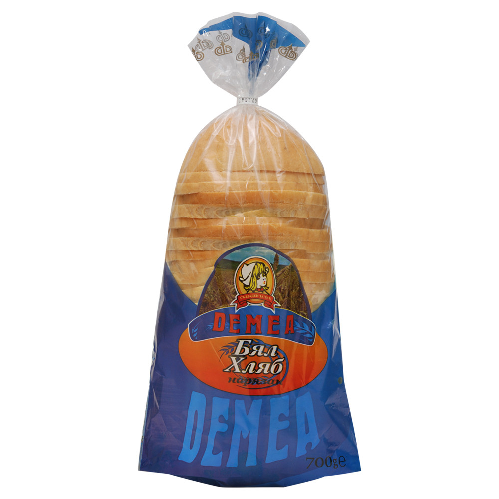 ХЛЯБ ДЕМЕА 650ГР БЯЛ ПАКЕТИРАН