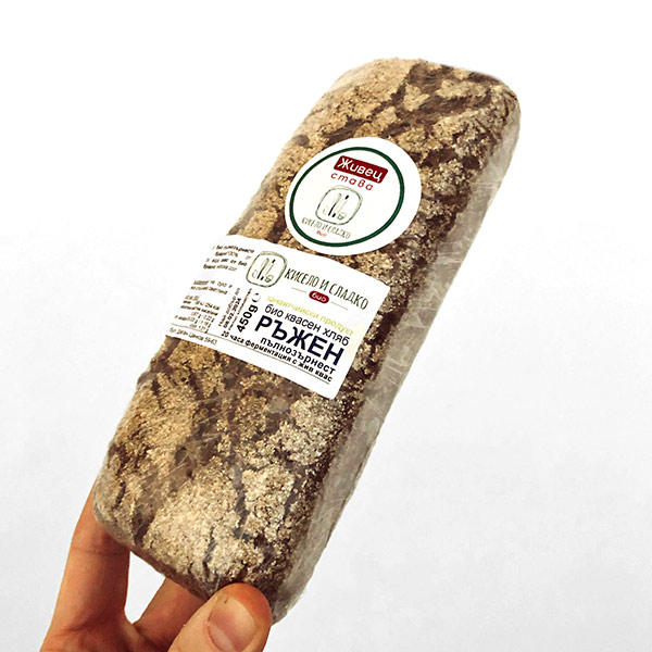 ХЛЯБ РЪЖЕН С КВАС ФАВОРИТ 500ГР