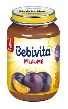 Bebivita 1690 пюре сливи, след 4 месеца 190г