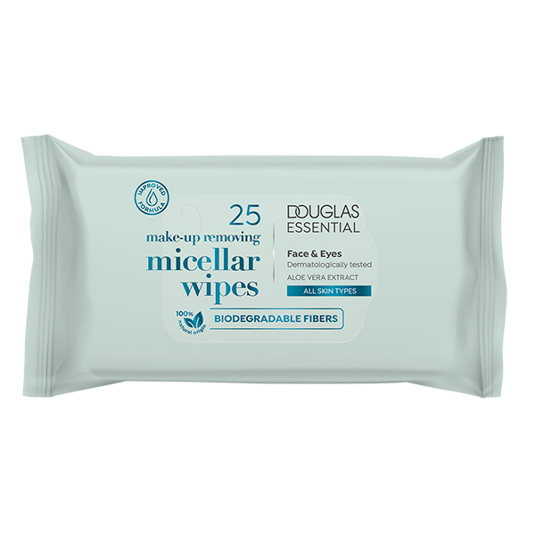 DOUGLAS ESSENTIAL_SC_F_MAKE-UP REMOVER MICELLAR WIPES_25PCS