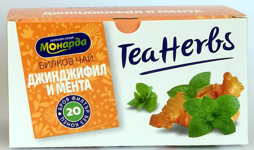 Монарда Чай 20бр Хербс Джинджифил и Мента