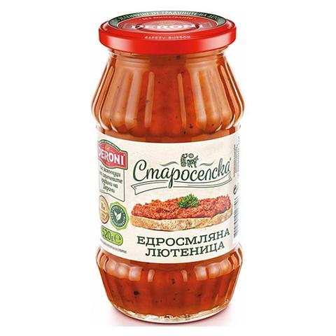 ЛЮТЕНИЦА СТАРОСЕЛСКА ЕДРОСМЛЯНА ДЕРОНИ 520ГР